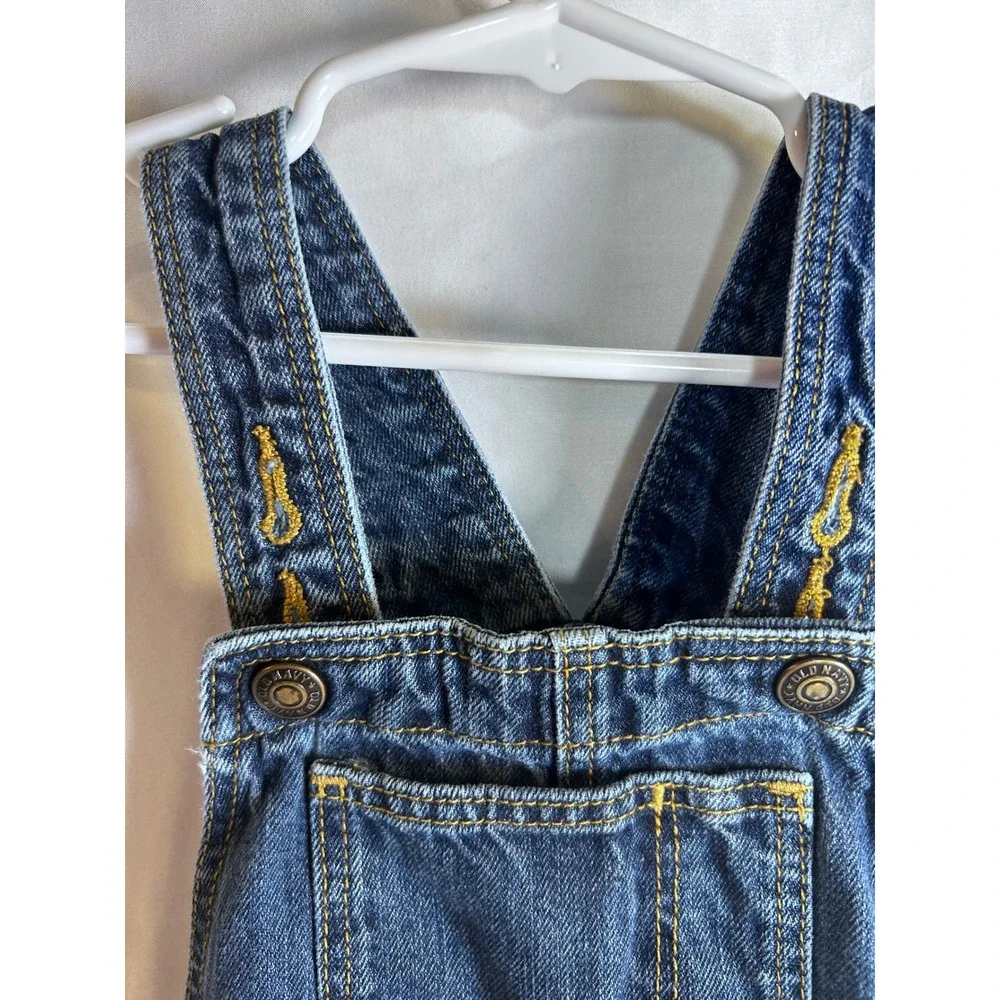 Old Navy Denim Overalls 18-24M Blue Adjustable Strap Toddler Kids
